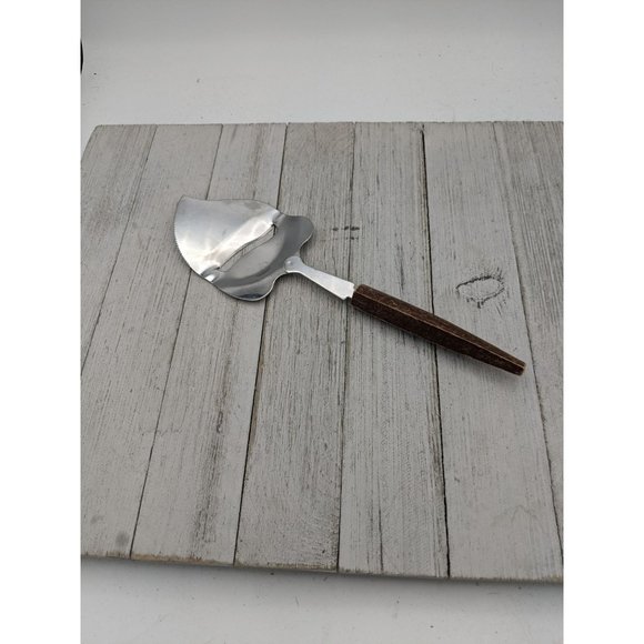 Vintage Stainless Steel Cheese Slicer Planer Plane Wood Handle 9 1/4" - Picture 1 of 9